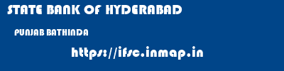 STATE BANK OF HYDERABAD  PUNJAB BATHINDA    ifsc code